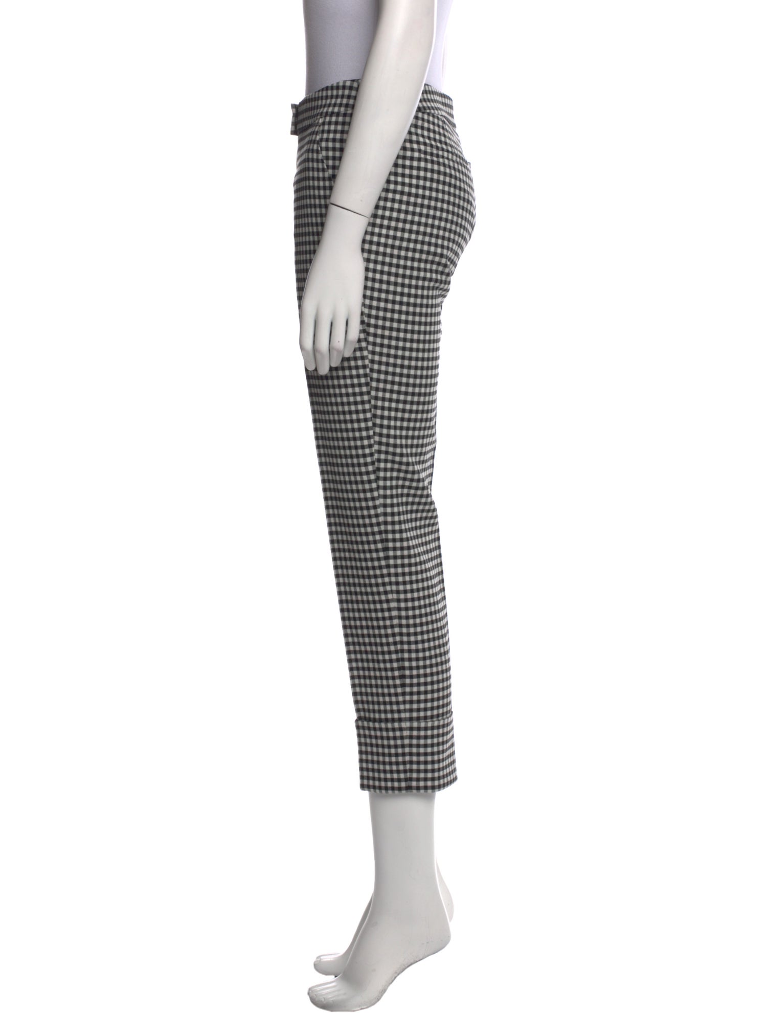 Akris Punto Striped Straight Leg Pants